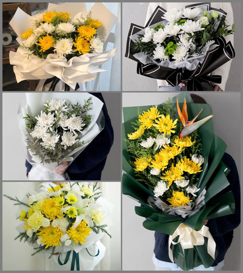 山东青岛胶州市马店镇石门子口村白事花束代送